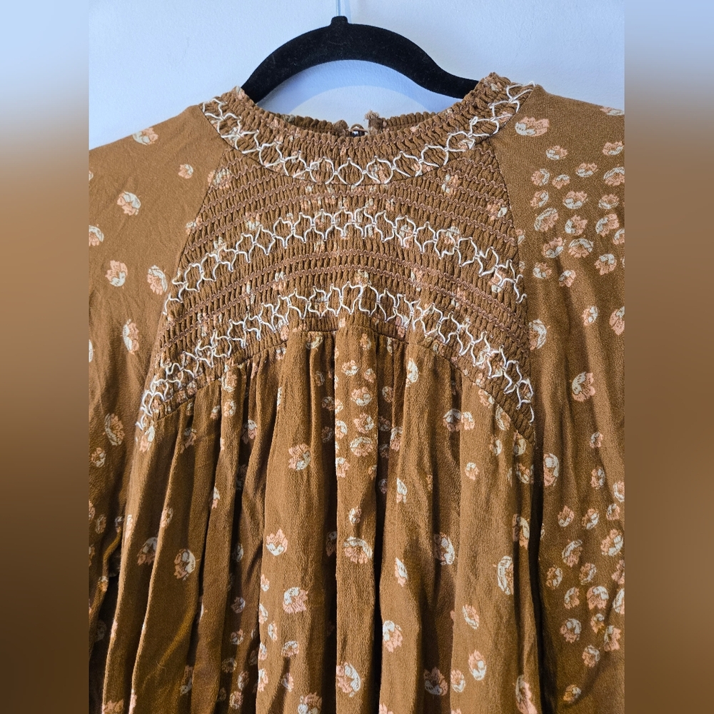 Free People Flowers In Her Hair Boho Tunic Size Small - Picture 7 of 16